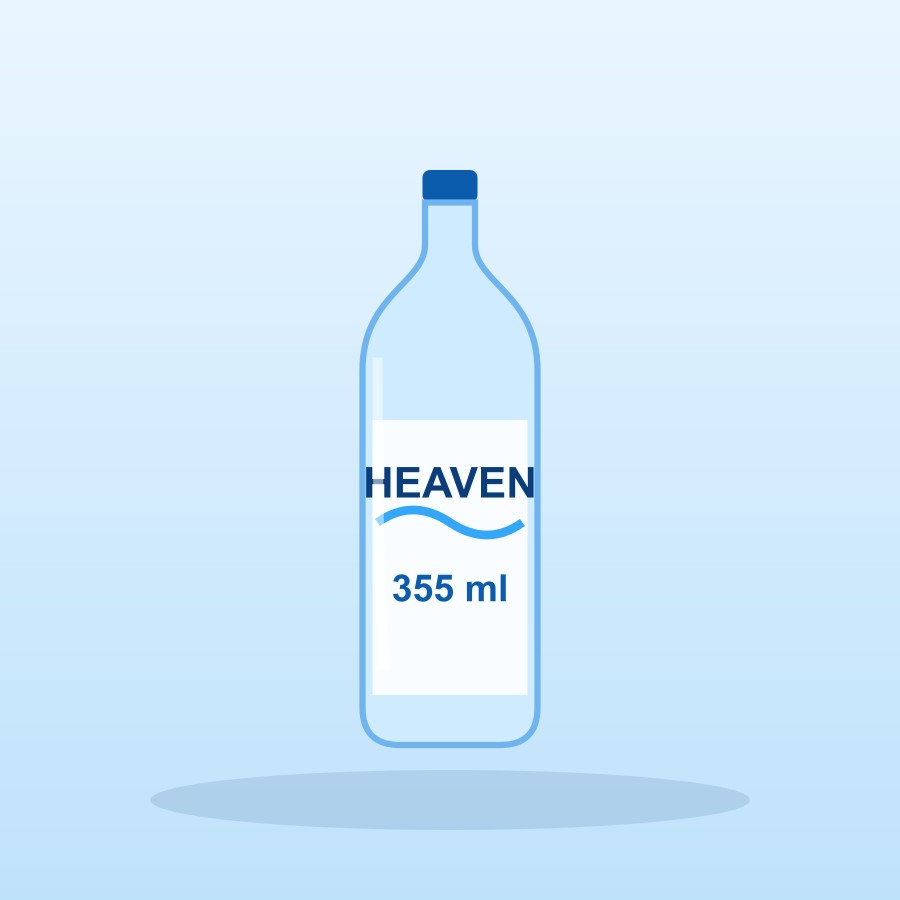 Botella de agua 355 ml