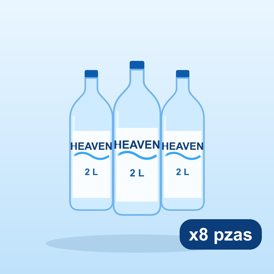 Paquete 8 botellas de 2 L
